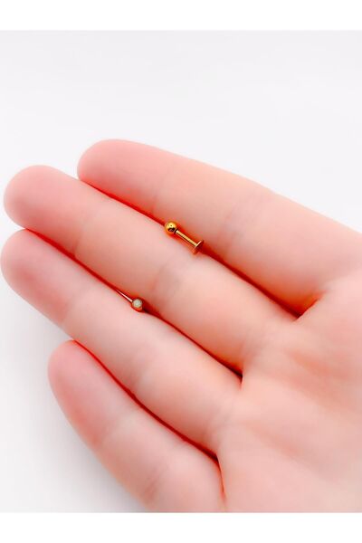 Trinos Zircon 3mm Single Stone Surgical Piercing - Cartilage Helix Tragus (1 piece)