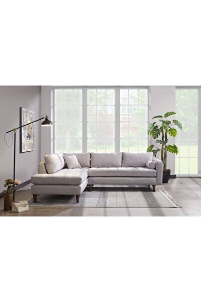 Vipa Home Vipa Minnesota Sol Sabit Oturum R+2 L Köşe Takımı - İskandinav Tasa...