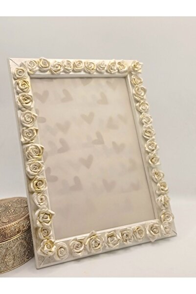 CREATİVESHOP Special Design Rose Motif Handmade Picture Frame