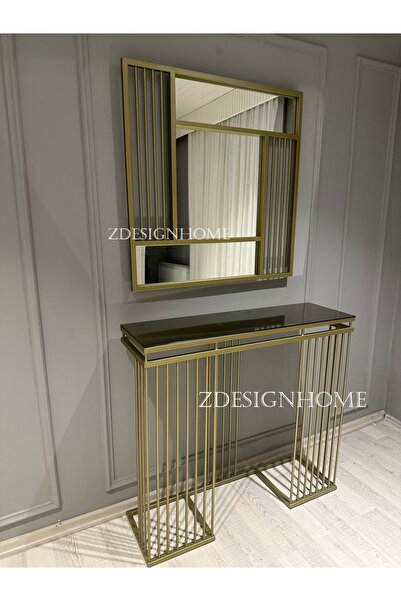 zdesignhome Eskıtme Gold  Dresuar Takım