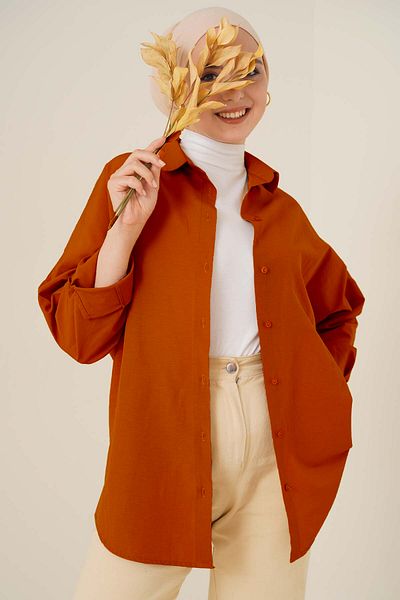 Bigdart 103901 Πουκάμισο Hijab Oversize - Πλακάκι