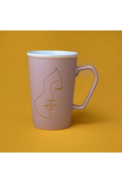 Jumbo Beige Color Joy Mug