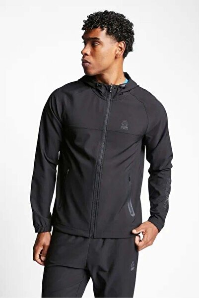 Lescon Erkek 23b-1020 Antrenman Fermuarlı Kapşonlu Üst 23btep001020 Sıyah