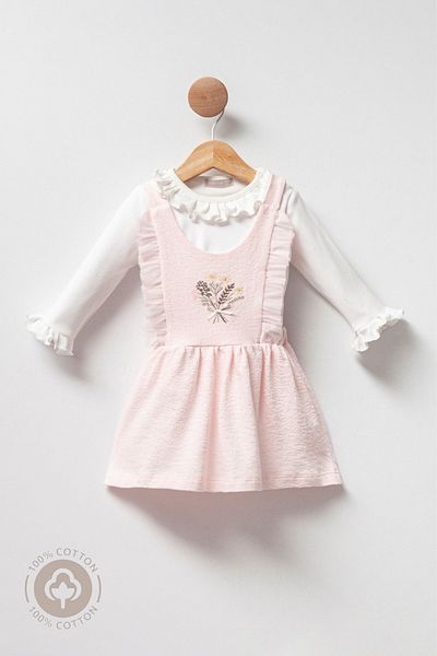 Cassiope Mini Princess Girl Baby 2-Piece Set Jacquard Knitted Fabric