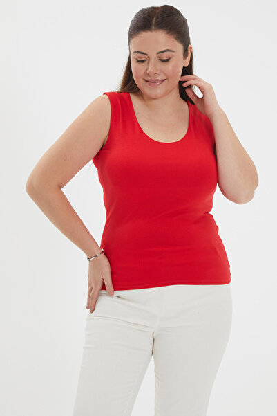 Umaya Boutique BÜYÜK BEDEN ASKILI BLUZ - (38/50)