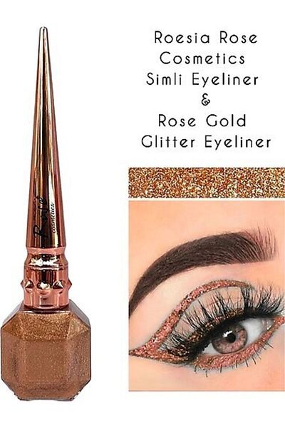 White Lily Cosmetics Rose New Model Glitter Eyeliner & Glitter Eyeliner R7257