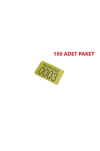 TarımGaraj Arı Kovanı ve Ağaç Numara Plastik Etiket 10x5 cm 150 Adet