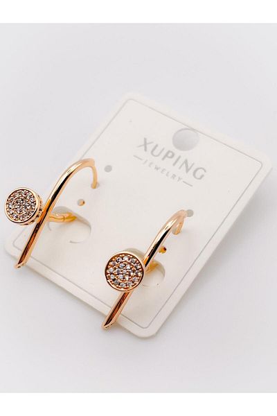 Trinos Special Series Earrings Jewelled Stud Earrings Color Rose Gold
