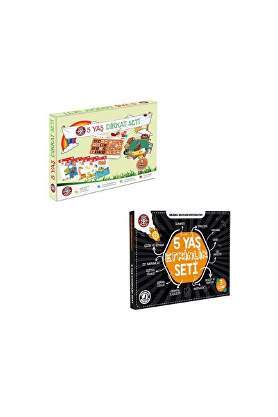 Çocuk Akademi 5 Yaş Dikkat Ve 5 Yaş Etkinlik Seti Ikili Paket