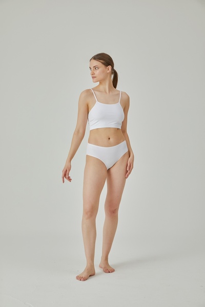 Pamuk & Pamuk Kadın Beyaz Dantelli Bikini High Külot