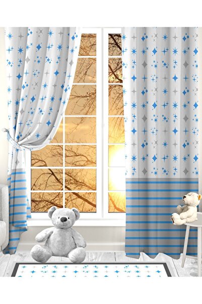 Ardizayn Lumină stea, țesătură de catifea, imprimat digital, perdea de fundal pentru copii cu aripi duble