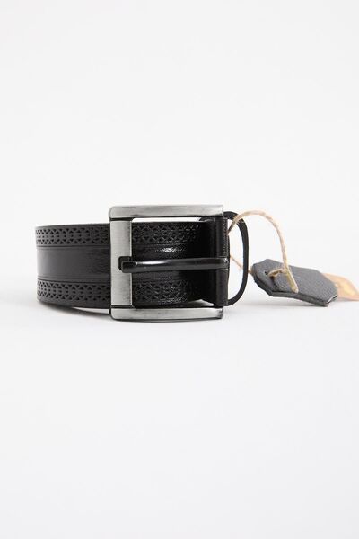 ENZİM JEANS Ανδρική ζώνη από γνήσιο δέρμα κατάλληλη για τζιν και καμβά