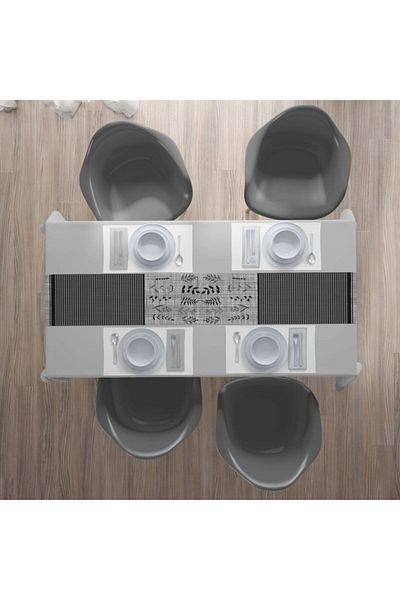 Ardizayn Gri, Țesătură Catifea 40x140 Cm Runner