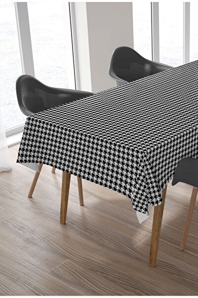 Ardizayn Houndstooth, Digitalna štampa kom, Somot tkanina Stolnjak