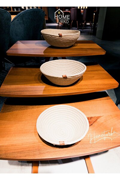 HomeTurko Set triplu din iută și răchită - Organizator dulap de bucătărie, co...