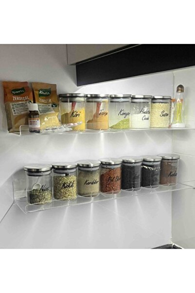 TREND Şeffaf Pleksi Duvar Rafı (30CM - 10CM)
