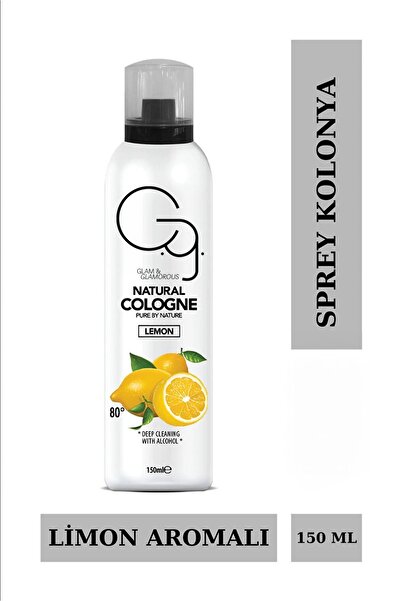 G.G. GLAM & GLAMOROUS Natural Sprey Kolonya Limon 150 ml