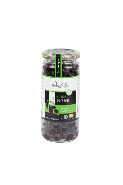 Bubashcka Organik Siyah Zeytin 310gr