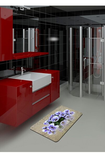 Ardizayn سجادة حمام بقاعدة جلدية قابلة للغسل ومضادة للانزلاق ومضادة للانزلاق ...