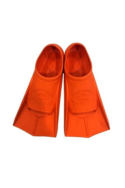 POOL ENERGY Rubber Short Pool Pallet, Marine Swimming Pallet, Children's Training Pallet, 35-36 Orange Color