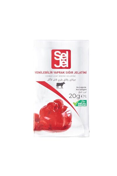 Seljel Yaprak Jelatin 20 G Menşei Germanı