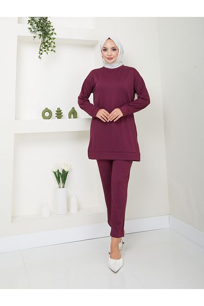 VOLT CLOTHİNG Set hijab pentru femei din stofă cu cordon - set de două
