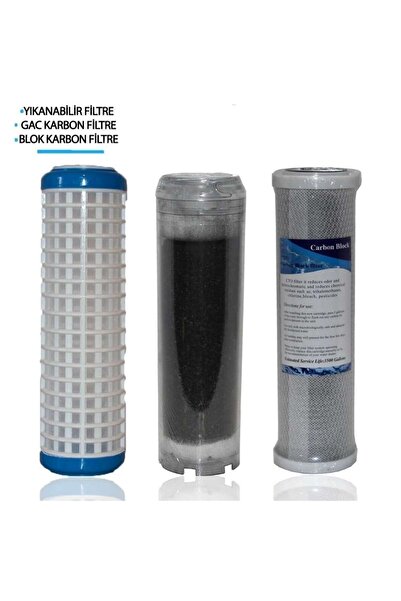 WaterMelon Daire-bina Sayaç Girişi Uyumlu 10'' Inch 3 Aşama (YIKANABİLİR, GAC...