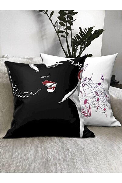 Ardizayn Нота Кадифе Тканина 2-х частинний чохол для подушки - двосторонній п...