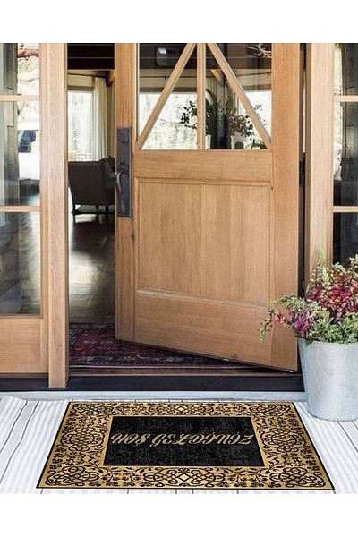 Ardizayn Welcome, Cotton Woven Base Washable, Door Mat 50 Cm X 80 Cm