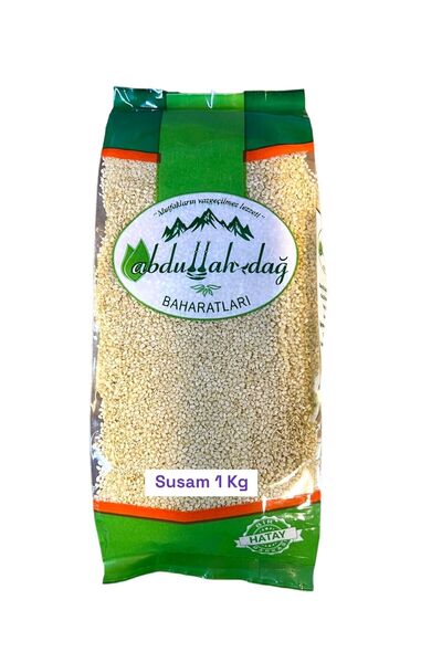Hacıoğlu baharat Hatay Yöresel Beyaz Susam 1 kg / 1000 gr