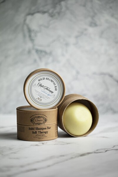 Rosece Katı Şampuan Bar Soft Therapy Sülfatsız Tuzsuz Doğal Yıpranmış Boyalı Işlemli Saçlar Büyük Boy 130gr