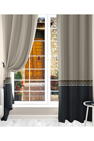 Ardizayn Cortina de fundal cu aripă dublă din țesătură de catifea, imprimată digital, nurcă