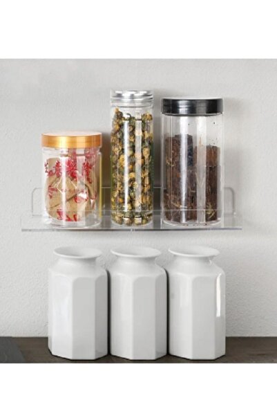 Khotso Banyo Tuvalet Mutfak Pleksiglass Duvar Rafı Düzenleyeci 10cm X 10cm 1 ...