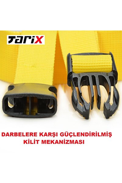 Tarix 4 Adet Sarı Valiz Kemeri 2 Adet Kırmızı Valiz Etiketi
