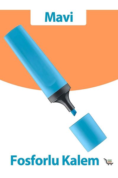 Motivasyon Yayınları Yellow and Blue Highlighter
