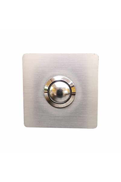 ALGATEC Paslanmaz 304 Kare Zil butonu 52x52mm