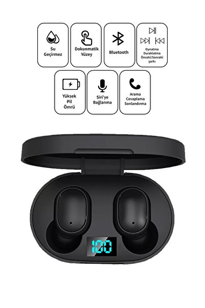 Deilmi Dots E6s Bluetooth Kulaklık Universal Hd Ses Ios Android Xiaomi Uyumlu Çift Mikrofon Extra Bass Ae6s