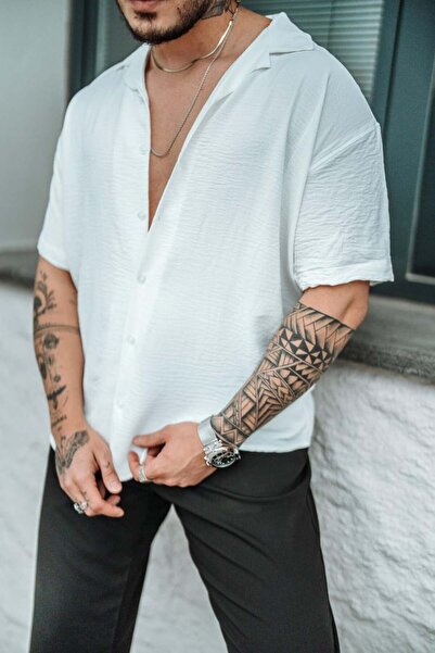 Tarz Cool Чоловіча сорочка Oversize з крепу