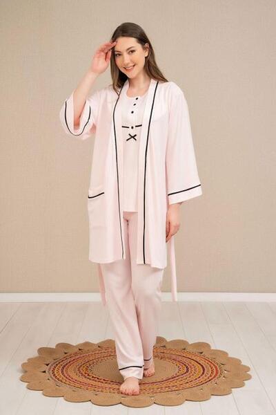 Baha 4524 Model - Komplet pidžame sa pola rukava, 3 dela