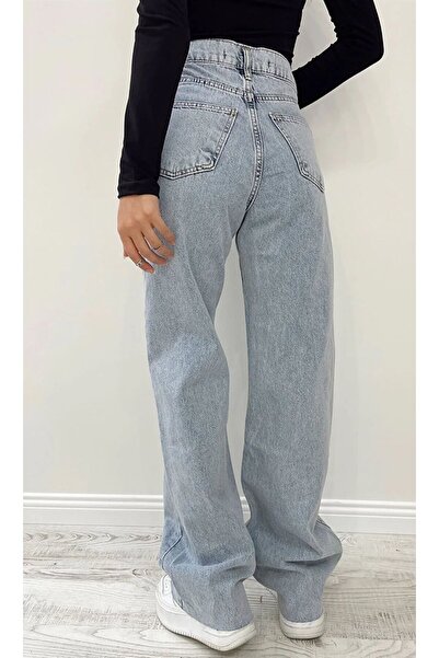 Shield Life Super High Waist Lycra Loose Jean - Φαρδύ πόδι