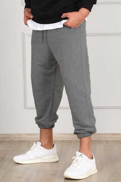BayBayan Ανδρικό Stretch Jogger Sweatpants - Τρίκλωνο, Βαμβακερό