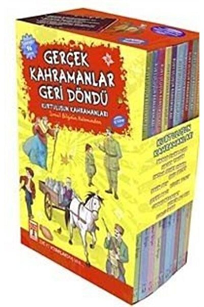 Timaş Çocuk Kurtuluşun Kahramanları 1 Set - (10 Kitap)