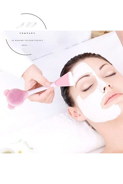 Modo Di Bellezza 1 Piece Silicone Face Mask - Cream Lotion Applying Apparatus