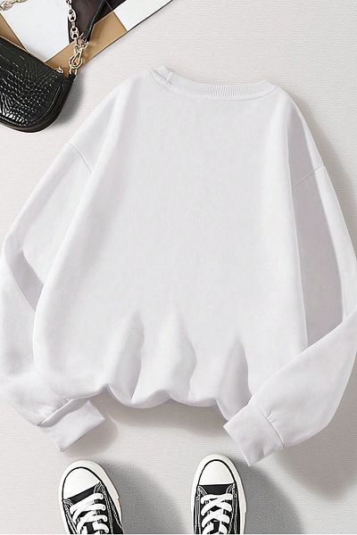 MODAGEN 1912 Arizona Printed - Unisex White Oversize φούτερ