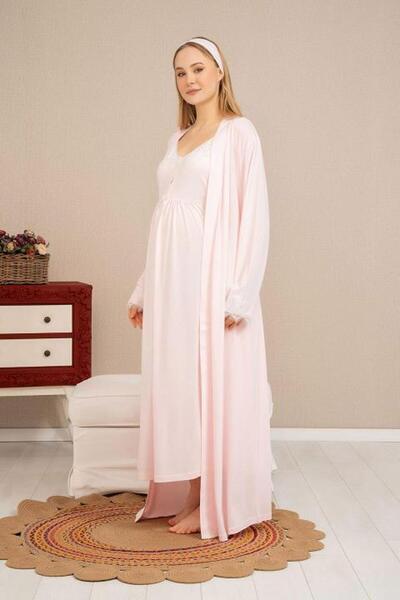 Baha طقم ثوب الأمومة و ثوب النوم موديل 4514