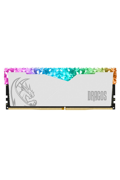 DRAGOS EdgeHorizon N 8GB DDR4 3200MHZ Beyaz Soğutuculu RGB Ram