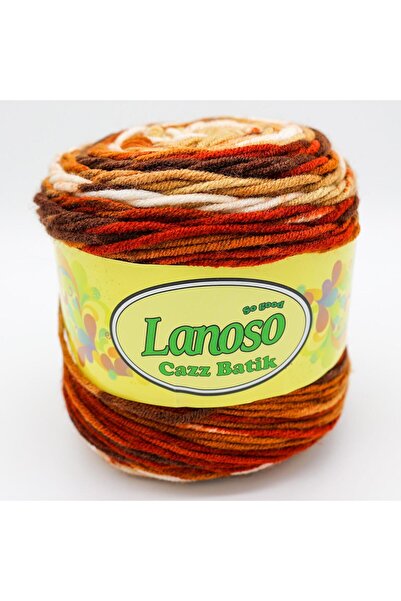 Lanoso Cazz Batik El Örgü İpliği - 719 Batik -