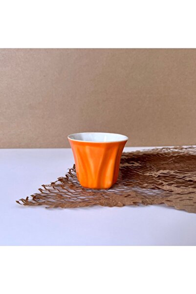Flora Porselen Kulpsuz Espresso Fincanı