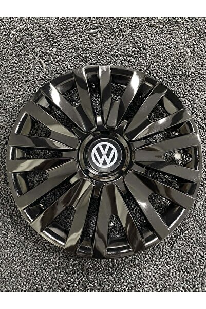 YILAPJANT Volkswagen 13 İnç Jant Kapağı 13 inç Kırılmaz Siyah 4 adet