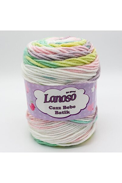 Lanoso Cazz Bebe Batik El Örgü İpliği - 753 Batik -